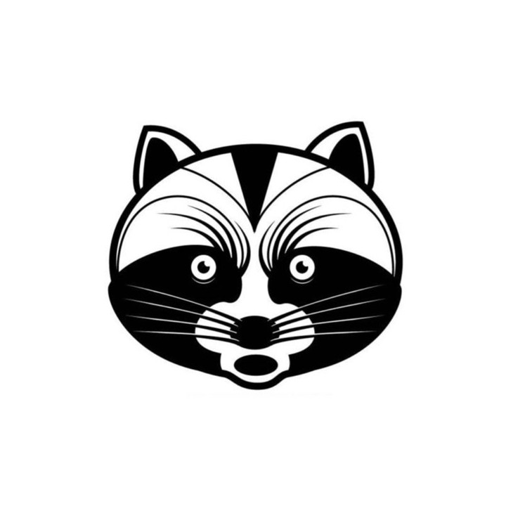 Raccoon Coon Vinyl Decal Sticker V48 - DecalsHouse