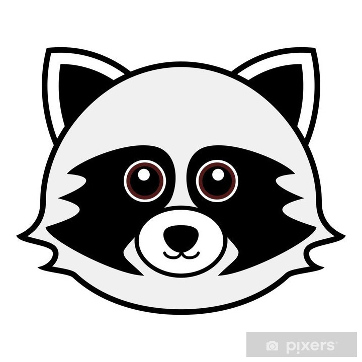 Raccoon Coon Vinyl Decal Sticker V53 - DecalsHouse