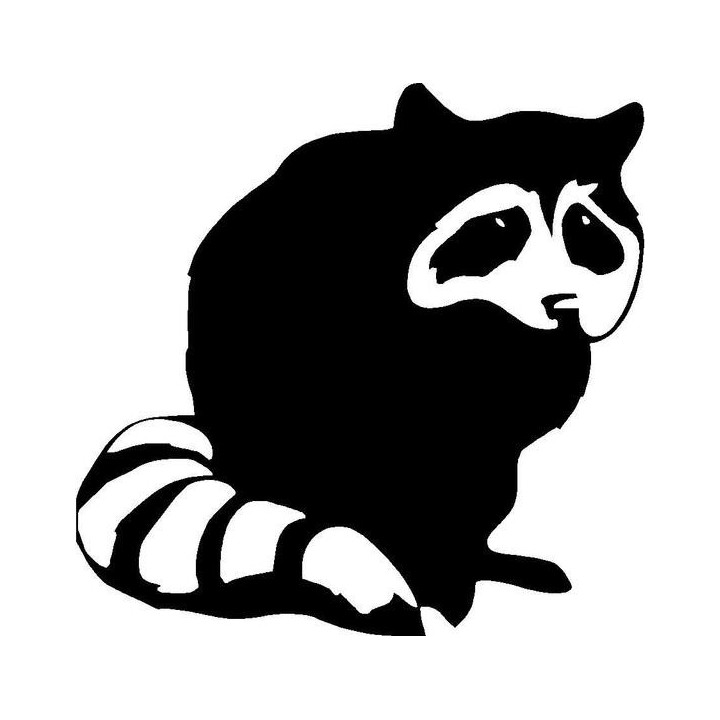 Raccoon Coon Vinyl Decal Sticker V55 - DecalsHouse