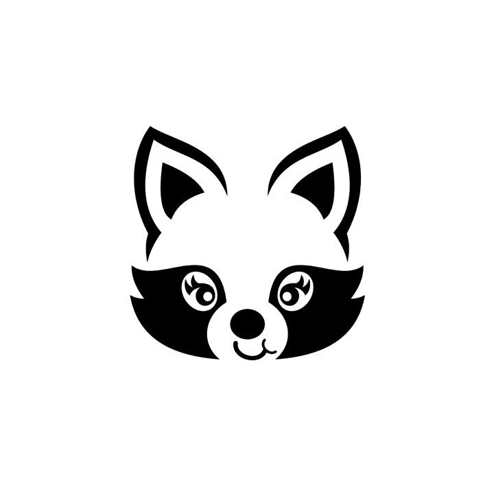 Raccoon Coon Vinyl Decal Sticker V57 - DecalsHouse