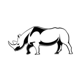 Rhino Vinyl Decal Sticker V24 - DecalsHouse