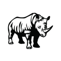 Rhino Vinyl Decal Sticker V30 - DecalsHouse