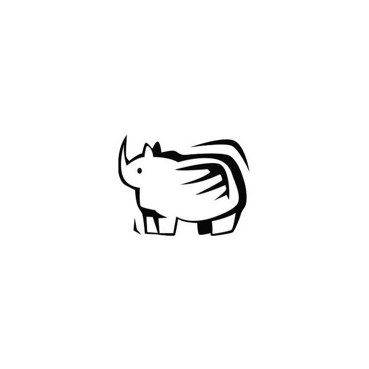 Rhino Vinyl Decal Sticker V31 - DecalsHouse