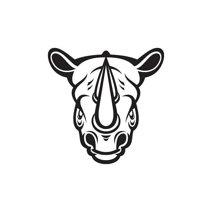 Rhino Vinyl Decal Sticker V44 - DecalsHouse
