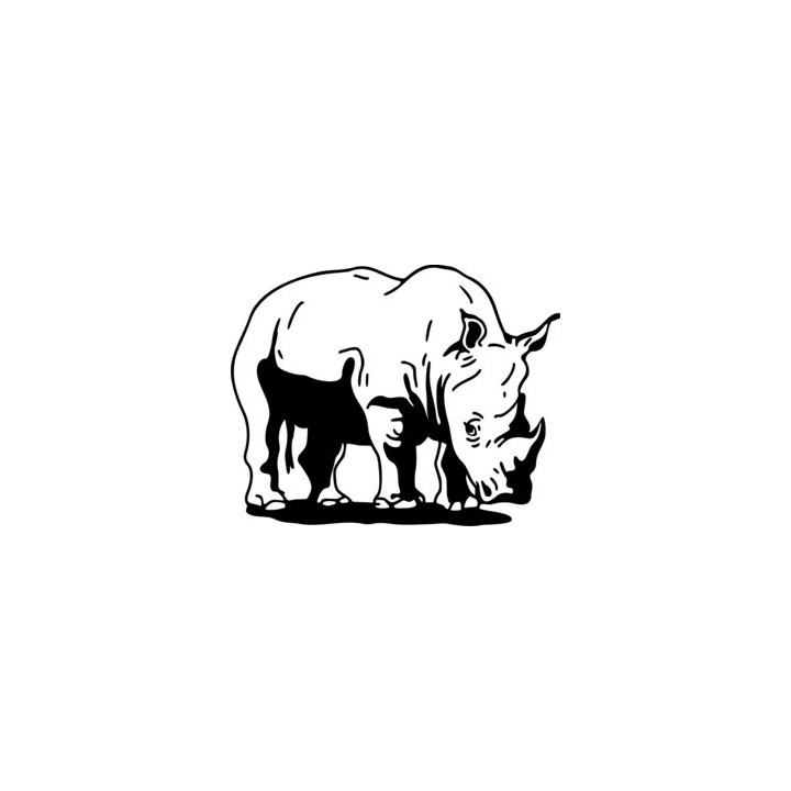 Rhino Vinyl Decal Sticker - DecalsHouse