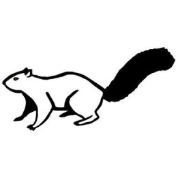 Squirrel Vinyl Decal Sticker V11 - DecalsHouse