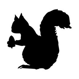Squirrel Vinyl Decal Sticker V39 - DecalsHouse
