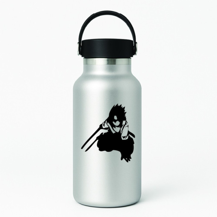 Sasuke Uchiha Rogue Ninja Stickers – Naruto Decals (2-Pack)
