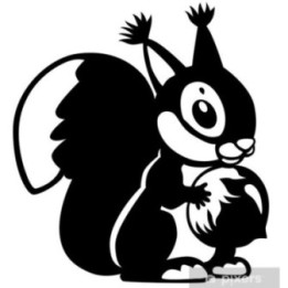 Squirrel Vinyl Decal Sticker V42 - DecalsHouse