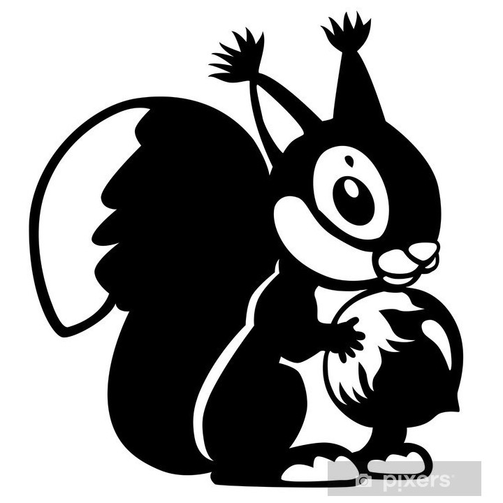 Squirrel Vinyl Decal Sticker V42 - DecalsHouse