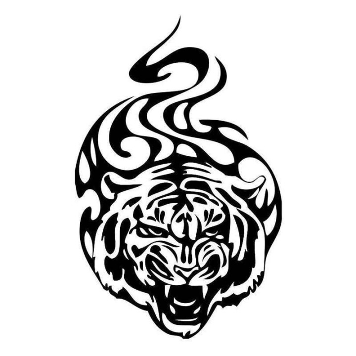 Tiger Vinyl Decal Sticker V26 - DecalsHouse