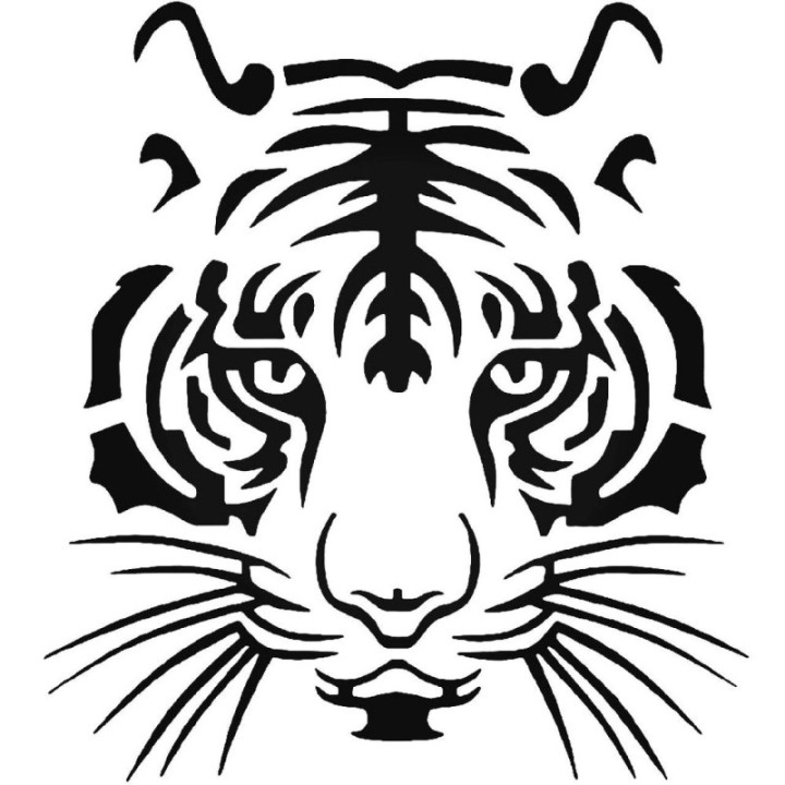 Tiger Vinyl Decal Sticker V3 - DecalsHouse