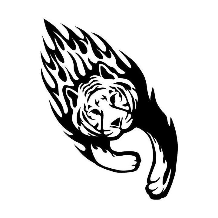 Tiger Vinyl Decal Sticker V36 - DecalsHouse
