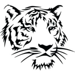 Tiger Vinyl Decal Sticker V43 - DecalsHouse