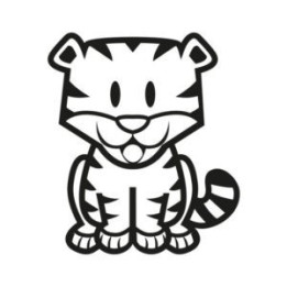 Tiger Vinyl Decal Sticker V44 - DecalsHouse