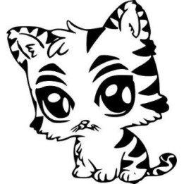 Tiger Vinyl Decal Sticker V71 - DecalsHouse