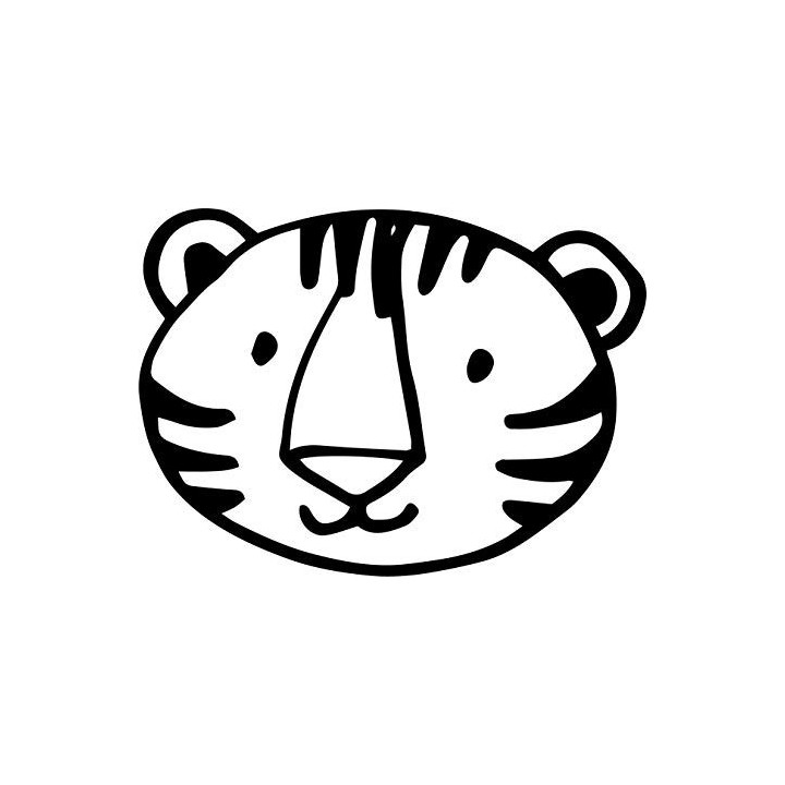 Tiger Vinyl Decal Sticker V72 - DecalsHouse