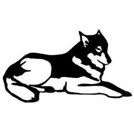 Wild Wolf Vinyl Decal Sticker V11 - DecalsHouse