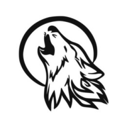 Wild Wolf Vinyl Decal Sticker V18 - DecalsHouse