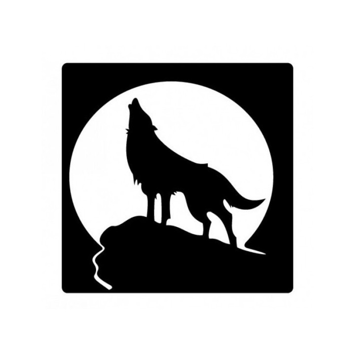 Wild Wolf Vinyl Decal Sticker V22 - DecalsHouse