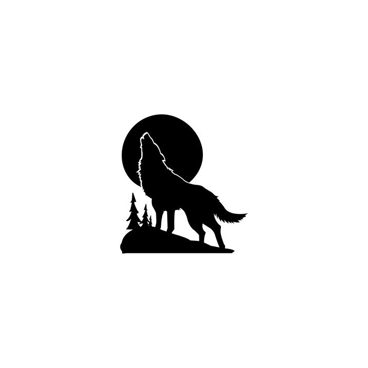 Wild Wolf Vinyl Decal Sticker V27 - DecalsHouse