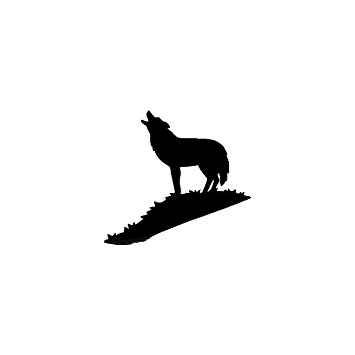 Wild Wolf Vinyl Decal Sticker V3 - DecalsHouse