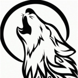 Wild Wolf Vinyl Decal Sticker V31 - DecalsHouse