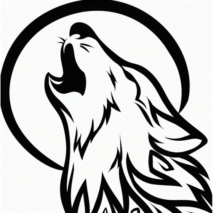 Wild Wolf Vinyl Decal Sticker V31 - DecalsHouse