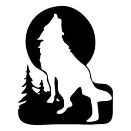 Wild Wolf Vinyl Decal Sticker V32 - DecalsHouse