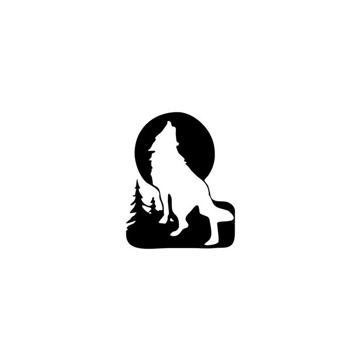 Wild Wolf Vinyl Decal Sticker V32 - DecalsHouse
