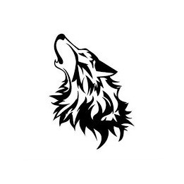Wild Wolf Vinyl Decal Sticker V39 - DecalsHouse