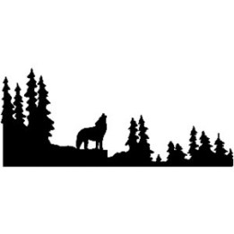 Wild Wolf Vinyl Decal Sticker V4 - DecalsHouse