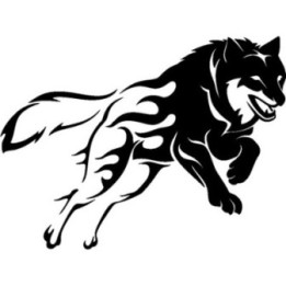 Wild Wolf Vinyl Decal Sticker V52 - DecalsHouse