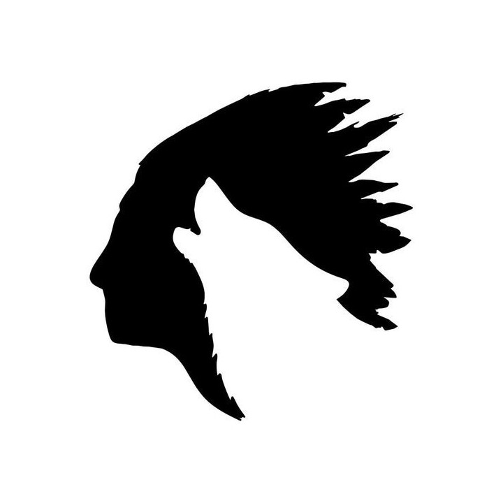 Wild Wolf Vinyl Decal Sticker V56 - DecalsHouse