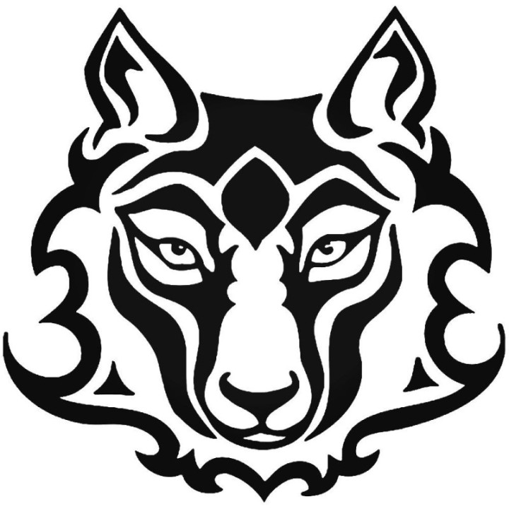 Wild Wolf Vinyl Decal Sticker V66 - DecalsHouse