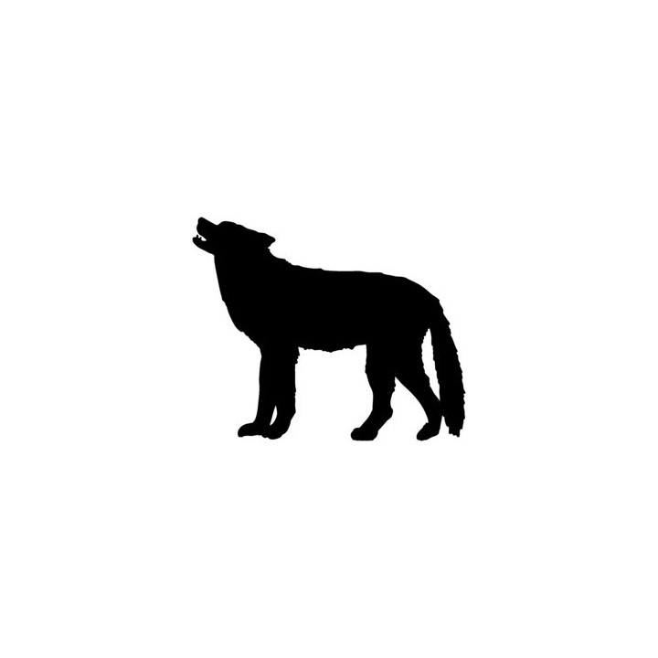 Wild Wolf Vinyl Decal Sticker V7 - DecalsHouse