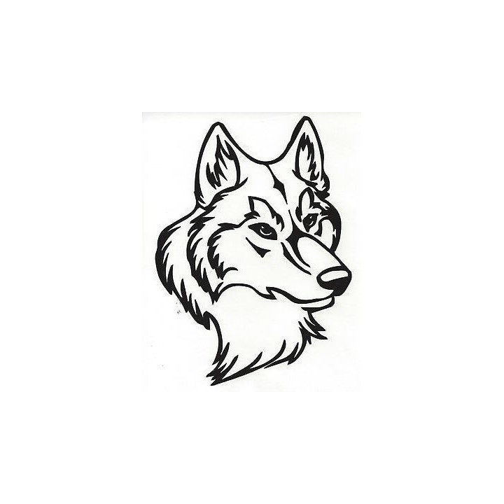 Wild Wolf Vinyl Decal Sticker V71 - DecalsHouse