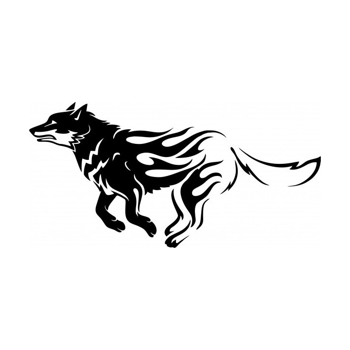 Wild Wolf Vinyl Decal Sticker V76 - DecalsHouse