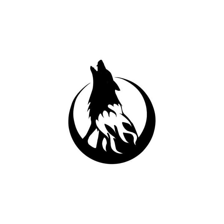 Wild Wolf Vinyl Decal Sticker V81 - DecalsHouse