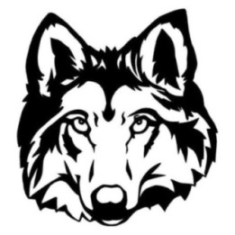Wild Wolf Vinyl Decal Sticker V85 - DecalsHouse