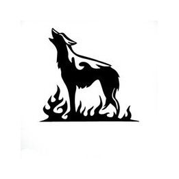 Wild Wolf Vinyl Decal Sticker V86 - DecalsHouse