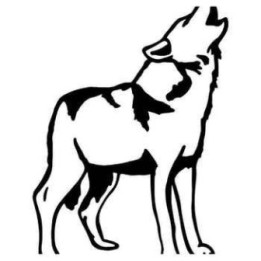 Wild Wolf Vinyl Decal Sticker V90 - DecalsHouse