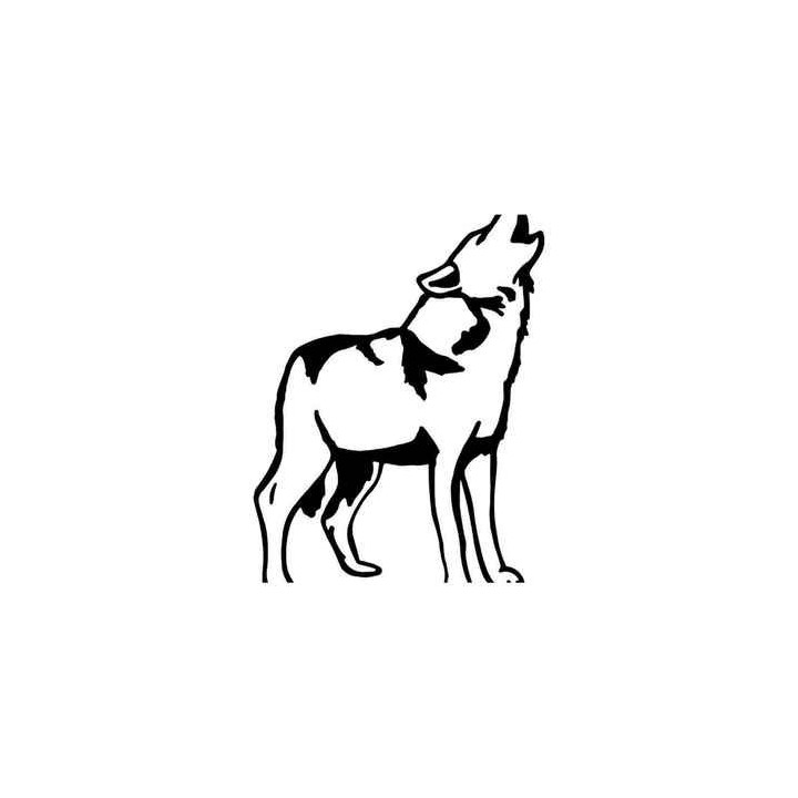 Wild Wolf Vinyl Decal Sticker V90 - DecalsHouse