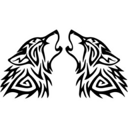 Wild Wolf Vinyl Decal Sticker V93 - DecalsHouse