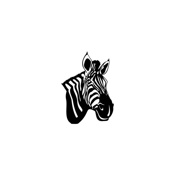Zebra Vinyl Decal Sticker V2 - DecalsHouse