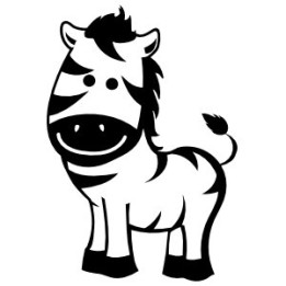 Zebra Vinyl Decal Sticker V20 - DecalsHouse