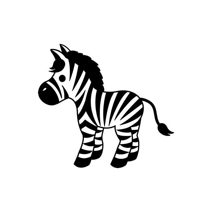 Zebra Vinyl Decal Sticker V3 - DecalsHouse
