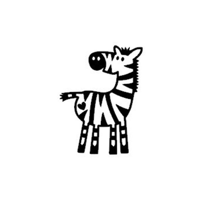 Zebra Vinyl Decal Sticker V4 - DecalsHouse