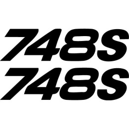 Ducati 748 S Vinyl Decal Sticker V2 Dh - DecalsHouse