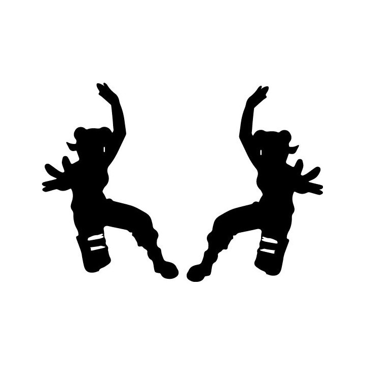 Naruto Tenten Stickers – Ninja Anime Decals (2-Pack)